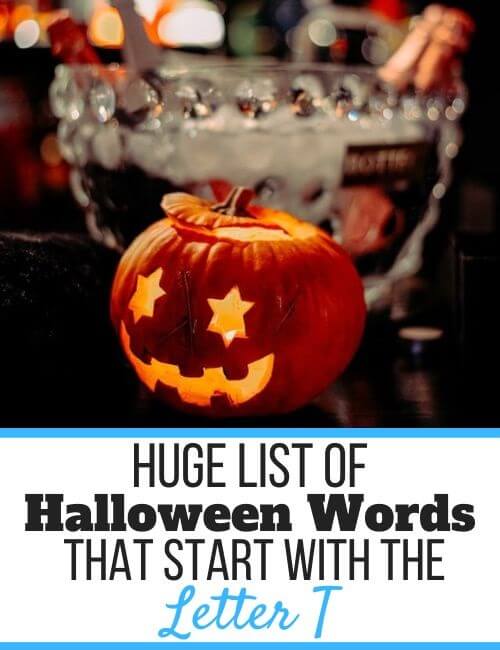 Halloween Words That Start With T